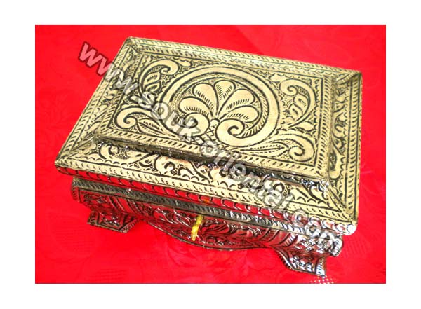 Silver Plated Jewelry Box Craft