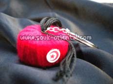 Porte-clés Chachiya tunisienne artisanale