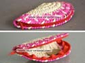 Purse Zipper Straw Ivory / Fuchsia Purse Zipper Straw Ivory / Fuchsia