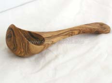Louche en bois d'olivier