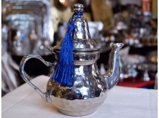 Théière en Cuivre Martelé