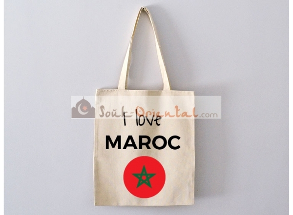 Bag Tote Bag I Love Morocco