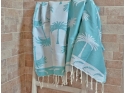 Fouta hammam towel white silver