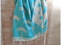 Fouta hammam towel white silver
