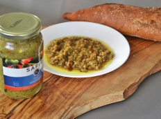 Salade mechouia piquante sur feu de bois 100% naturel
