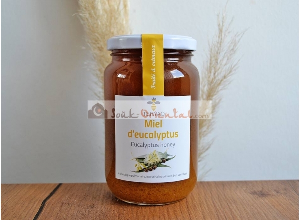 Miel d'eucalyptus pur de Tunisie 500gr