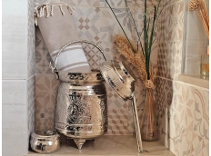 Pack Seau Hammam Complet en Cuivre avec serviette Fouta