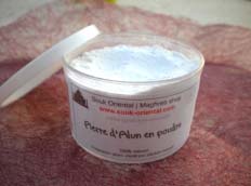Poudre de pierre d'alun 100% naturelle 2