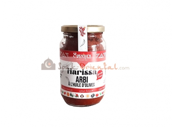Harissa Arbi with Artisanal olive oil 350 gr