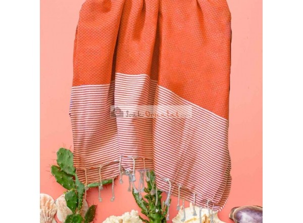 Fuschia pink Fouta towel Bath sheet and Hammam
