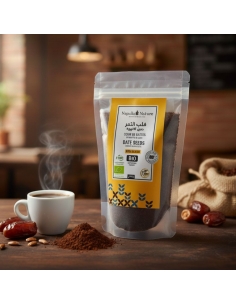 Organic Tunisian date kernel coffee without caffeine