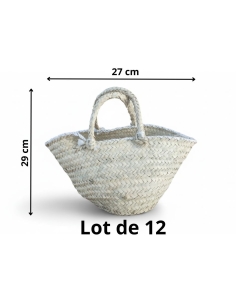 Lot de 12 panier couffin artisanale Taille Moyenne