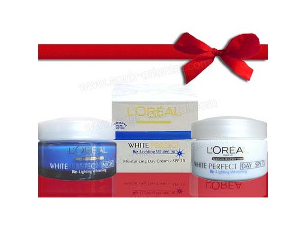 Pack 2 creams L'Oreal White Perfect Transparent Rosy